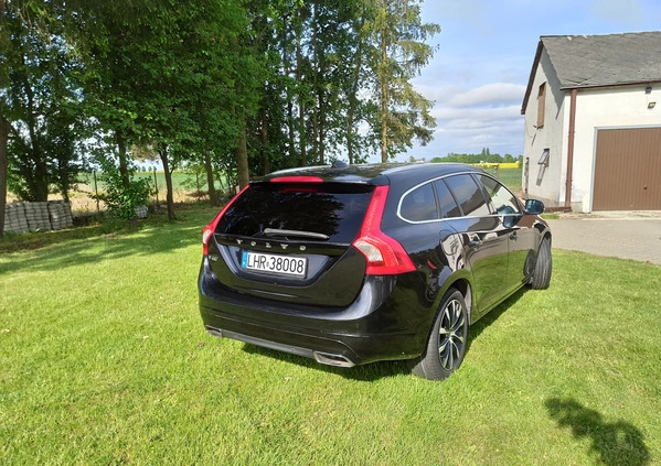Volvo V60 cena 43500 przebieg: 264134, rok produkcji 2014 z Jaraczewo małe 106